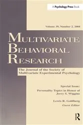Book cover of Personality Topics in Honor of Jerry S. Wiggins by Lewis R. Goldberg