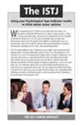 Book cover of Personality Type ISTJ Career Booklet by Jon C Warner
