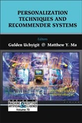 Book cover of Personalization Techniques And Recommender Systems by Gulden Uchyigit