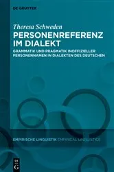 Book cover of Personenreferenz im Dialekt by Theresa Schweden
