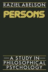 Book cover of Persons: A Study in Philosophical Psychology by NA NA