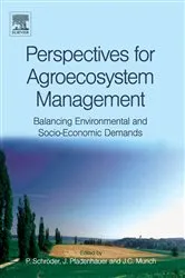 Book cover of Perspectives for Agroecosystem Management: by Peter Schroder