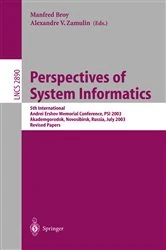 Book cover of Perspectives of Systems Informatics by Manfred Broy