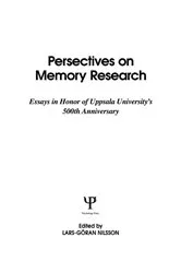 Book cover of Perspectives on Memory Research by Lars-Goran Nilsson