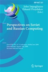 Book cover of Perspectives on Soviet and Russian Computing by John Impagliazzo