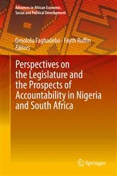 Book cover of Perspectives on the Legislature and the Prospects of Accountability in Nigeria and South Africa by Omololu Fagbadebo