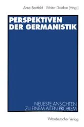 Book cover of Perspektiven der Germanistik by Unknown