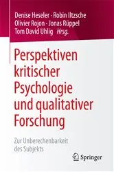 Book cover of Perspektiven kritischer Psychologie und qualitativer Forschung by Denise Heseler