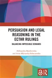 Book cover of Persuasion and Legal Reasoning in the ECtHR Rulings by Unknown