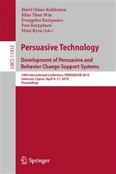 Book cover of Persuasive Technology: Development of Persuasive and Behavior Change Support Systems by Harri Oinas-Kukkonen