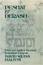 Book cover of Peshat and Derash by Unknown