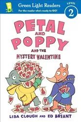 Book cover of Petal and Poppy and the Mystery Valentine by Lisa Clough