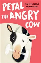 Book cover of Petal the Angry Cow by Maureen Fergus