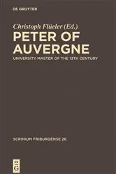 Book cover of Peter of Auvergne by Christoph Flüeler