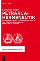 Book cover of Petrarca-Hermeneutik by Unknown