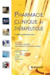 Book cover of Pharmacie clinique et thérapeutique (3rd ed.) by Association Nationale Des Enseignants De Pharmacie Clinique
