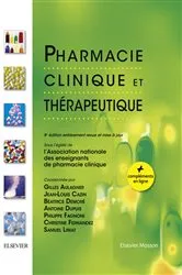 Book cover of Pharmacie clinique et thérapeutique (5th ed.) by Association Nationale Des Enseignants De Pharmacie Clinique