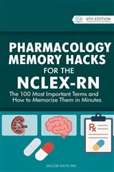 Book cover of Pharmacology Memory Hacks for the NCLEX-RN by Jacob Kats