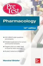 Book cover of Pharmacology PreTest Self-Assessment and Review 14/E (14th ed.) by Marshal Shlafer