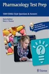 Book cover of Pharmacology Test Prep by Mario Babbini
