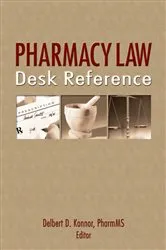 Book cover of Pharmacy Law Desk Reference by Unknown