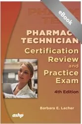 Book cover of Pharmacy Technician Certification Review and Practice Exam by Barbara Lacher