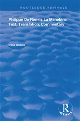 Book cover of Philippe de Remi's La Manekine by Philippe De Remi