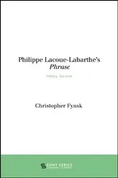 Book cover of Philippe Lacoue-Labarthe's Phrase by Christopher Fynsk