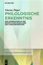 Book cover of Philologische Erkenntnis by Vincenz Pieper