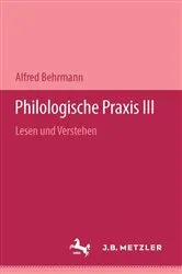 Book cover of Philologische Praxis III by Alfred Behrmann