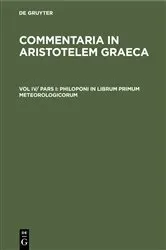 Book cover of Philoponi in librum primum meteorologicorum by Unknown