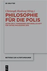 Book cover of Philosophie für die Polis by Christoph Riedweg