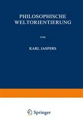 Book cover of Philosophische Weltorientierung by Karl Jaspers