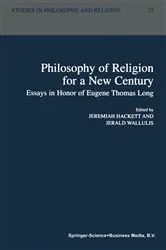 Book cover of Philosophy of Religion for a New Century by Unknown