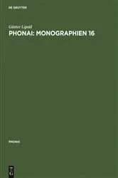 Book cover of Phonai: Monographien 16 by Günter Lipold