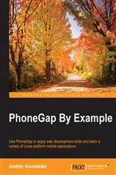 Book cover of PhoneGap By Example by Andrey Kovalenko