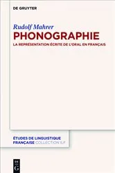 Book cover of Phonographie by Rudolf Mahrer