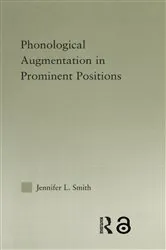 Book cover of Phonological Augmentation in Prominent Positions by Jennifer L. Smith