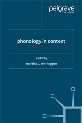 Book cover of Phonology in Context by M. Pennington