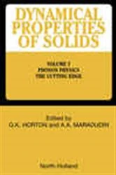 Book cover of Phonon Physics The Cutting Edge by G.K. Horton