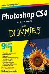 Book cover of Photoshop CS4 All-in-One For Dummies by Barbara Obermeier