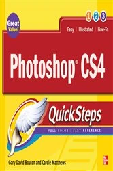 Book cover of Photoshop CS4 QuickSteps by Carole Matthews