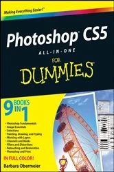 Book cover of Photoshop CS5 All-in-One For Dummies by Barbara Obermeier