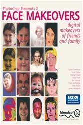 Book cover of Photoshop Elements 2 Face Makeovers by Katy Freer