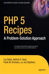Book cover of PHP 5 Recipes by Frank M. Kromann