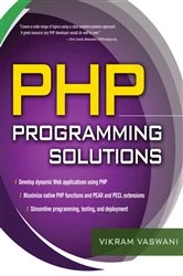 Book cover of PHP Programming Solutions by Vikram Vaswani