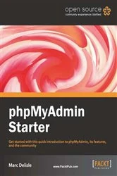 Book cover of phpMyAdmin Starter by Marc Delisle