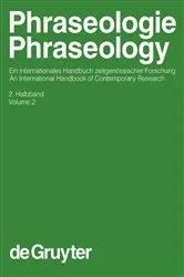 Book cover of Phraseologie / Phraseology. Volume 2 by Unknown