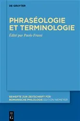 Book cover of Phraséologie et terminologie by Unknown