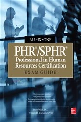 Book cover of PHR/SPHR Professional in Human Resources Certification All-in-One Exam Guide by Dory Willer